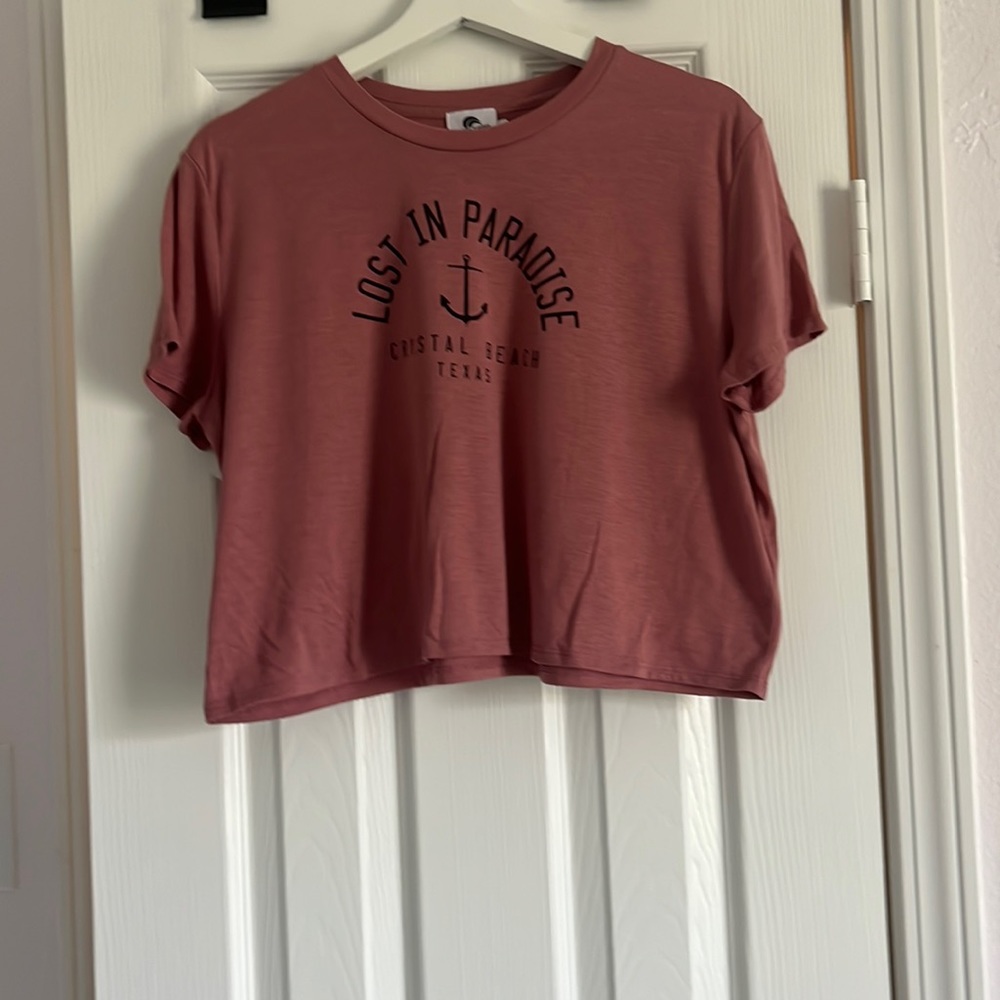 Crystal Beach Cropped Shirt